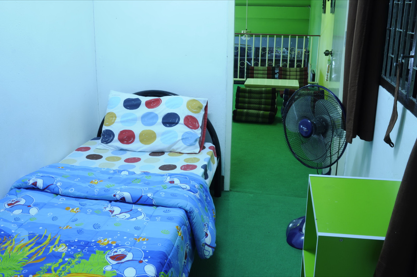 Thai guesthouse room simple