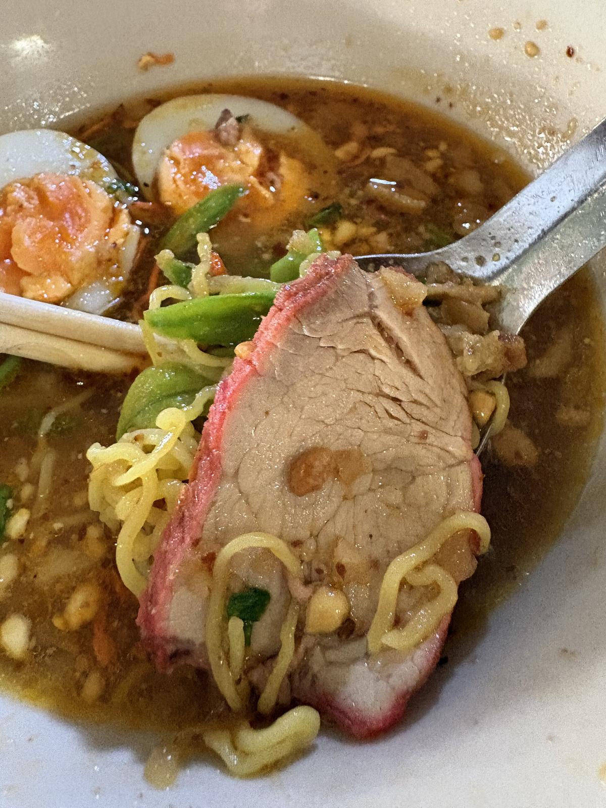 Sukhothai noodles bowl Thailand